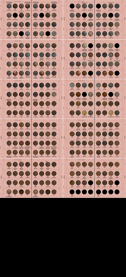 Large Cents Combined: 1793-1857